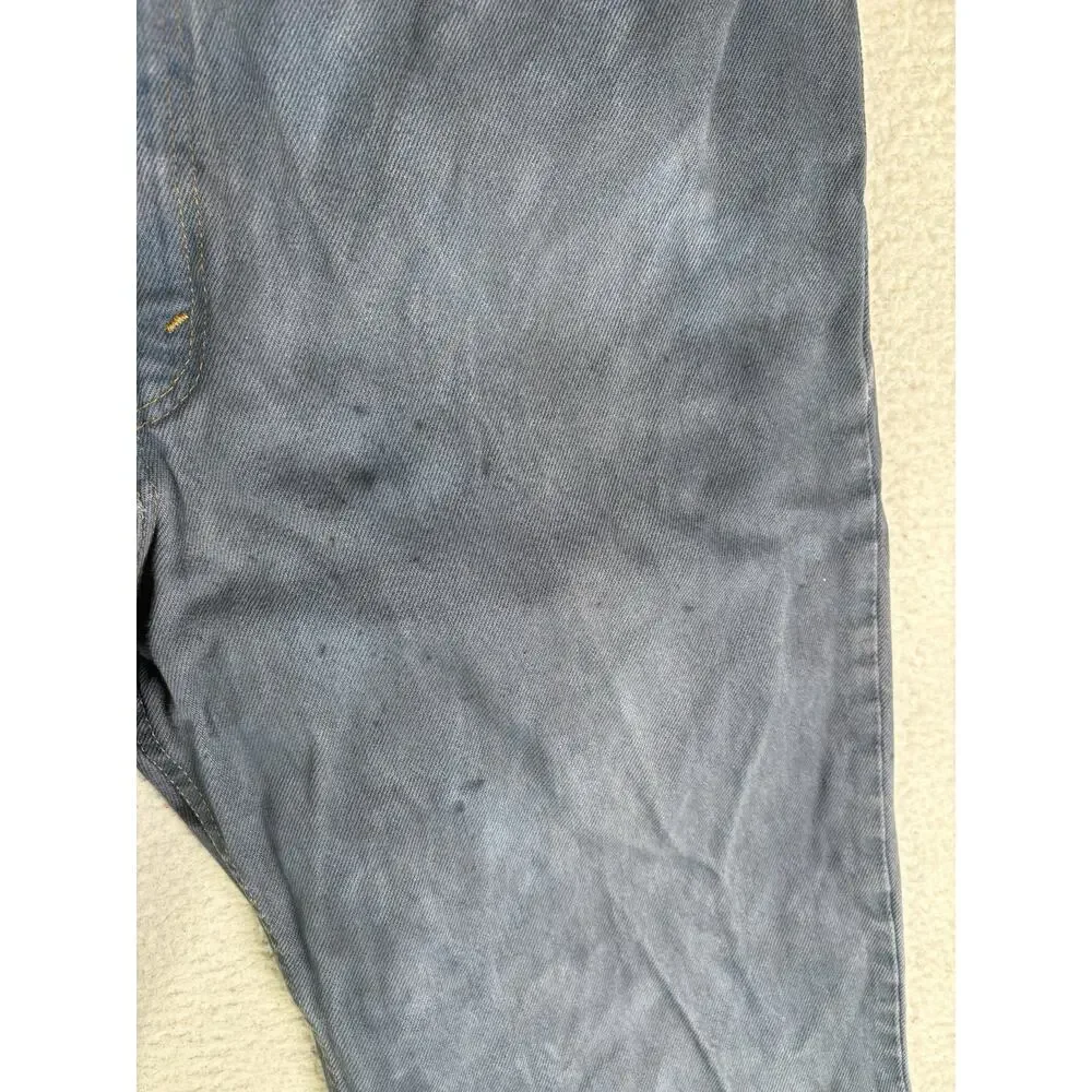 Vintage Levis 540 Jeans Mens 38x30 FITS 36x28 Blue Made USA Distressed THRASHED